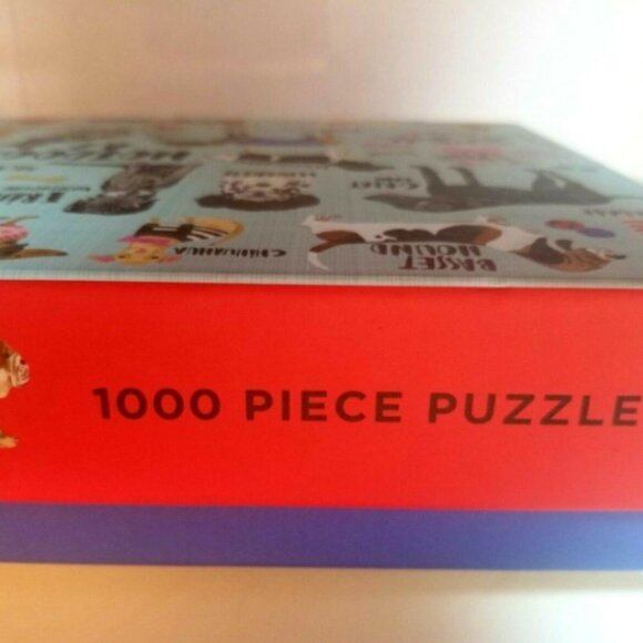 Hotdogs A-Z 1000 Piece Jigsaw Puzzle Dogs Mudpuppy New Factory Sealed - Picture 7 of 12
